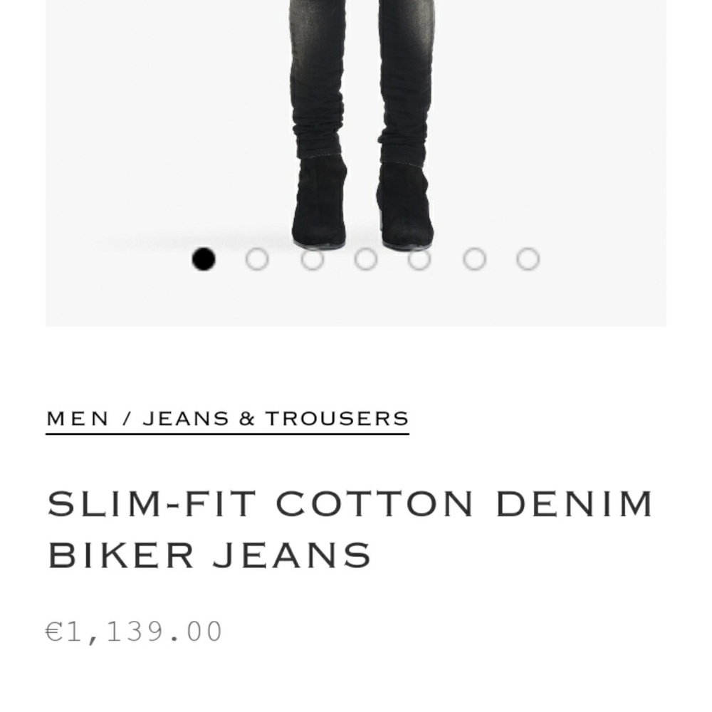 Balmain Cotton Denim Jean's